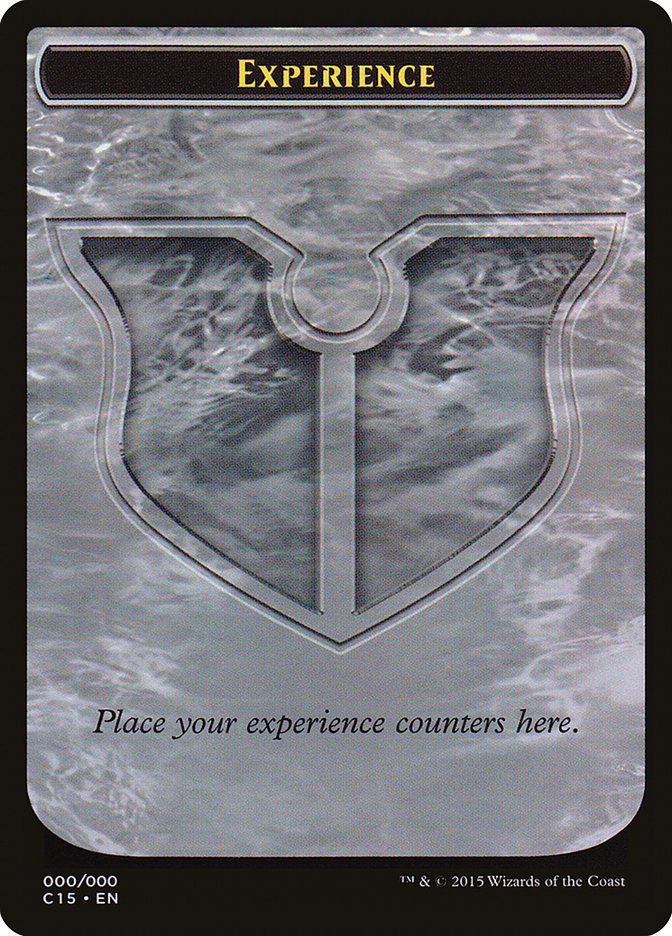 Experience // Experience Double-Sided Token [Commander 2015 Tokens] | Good Games Cannington