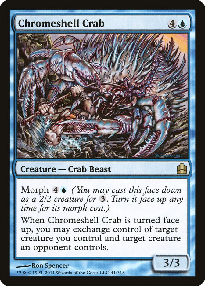 Chromeshell Crab [Commander 2011] | Good Games Cannington