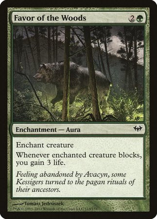 Favor of the Woods [Dark Ascension] | Good Games Cannington