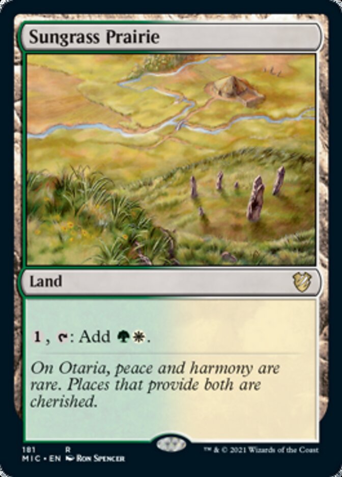 Sungrass Prairie [Innistrad: Midnight Hunt Commander] | Good Games Cannington