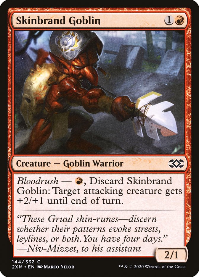 Skinbrand Goblin [Double Masters] | Good Games Cannington