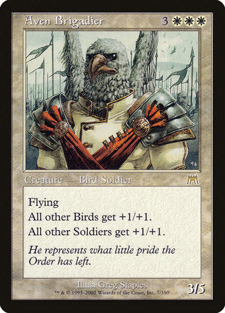Aven Brigadier [Onslaught] | Good Games Cannington