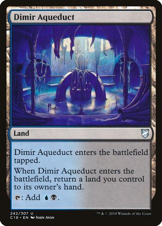 Dimir Aqueduct [Commander 2018] | Good Games Cannington