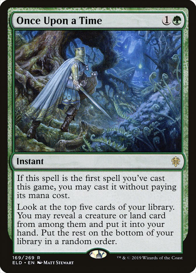 Once Upon a Time [Throne of Eldraine] | Good Games Cannington