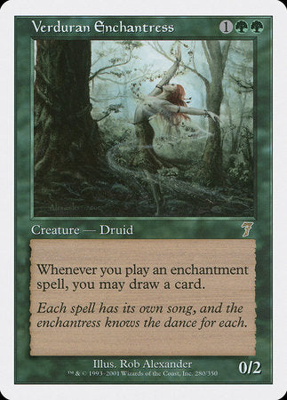 Verduran Enchantress [Seventh Edition] | Good Games Cannington