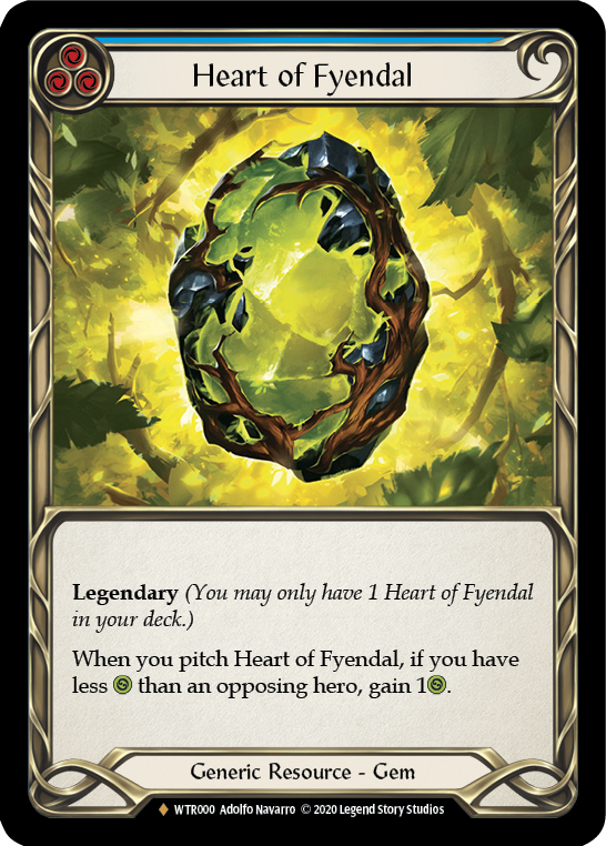 Heart of Fyendal [U-WTR000] (Welcome to Rathe Unlimited)  Unlimited Rainbow Foil | Good Games Cannington