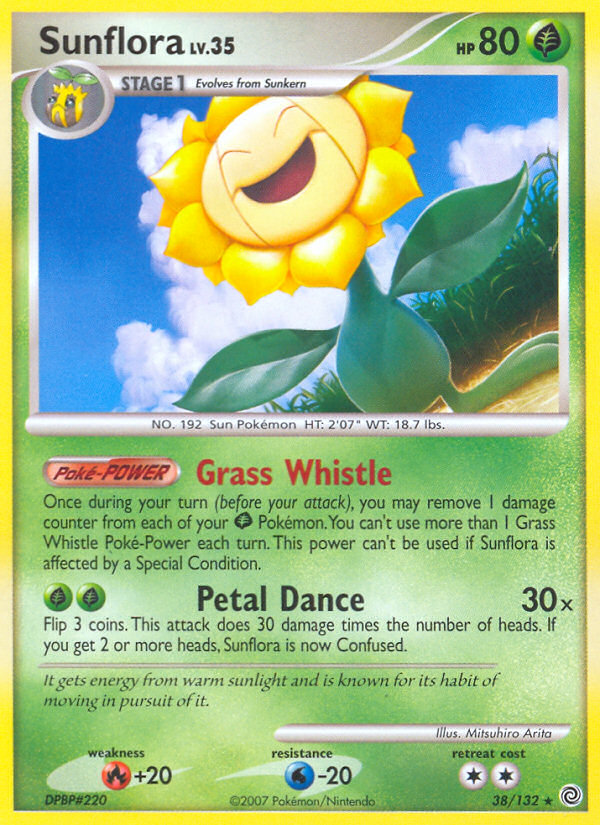 Sunflora (38/132) [Diamond & Pearl: Secret Wonders] | Good Games Cannington