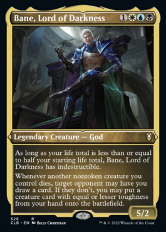 Bane, Lord of Darkness (Foil Etched) [Commander Legends: Battle for Baldur's Gate] | Good Games Cannington