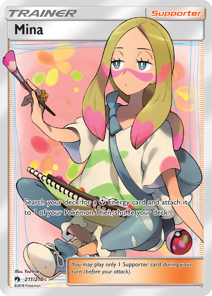 Mina (211/214) [Sun & Moon: Lost Thunder] | Good Games Cannington