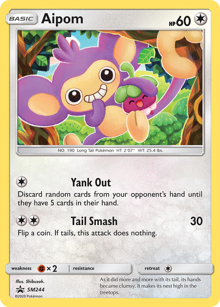 Aipom (SM244) [Sun & Moon: Black Star Promos] | Good Games Cannington