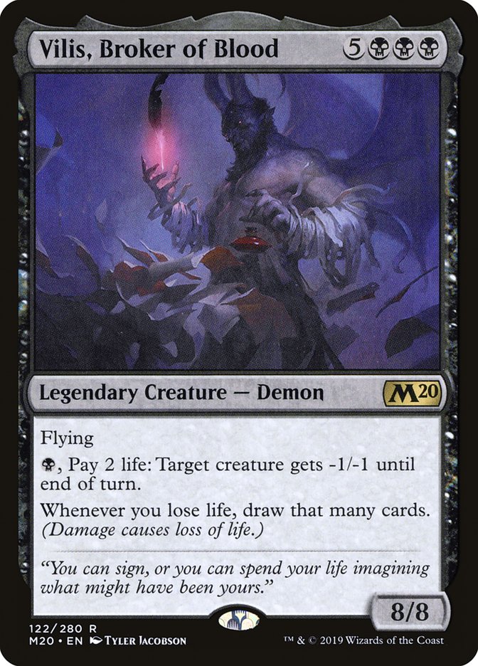 Vilis, Broker of Blood [Core Set 2020] | Good Games Cannington