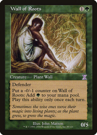 Wall of Roots [Time Spiral Timeshifted] | Good Games Cannington