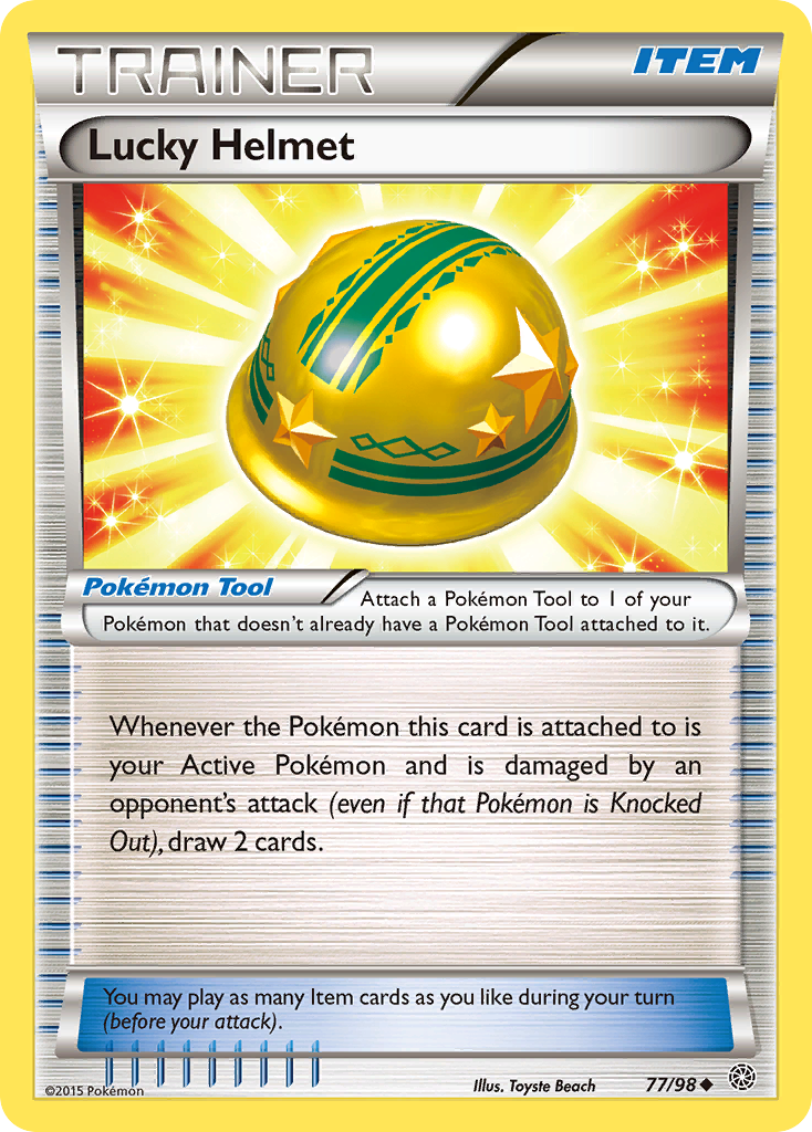 Lucky Helmet (77/98) [XY: Ancient Origins] | Good Games Cannington