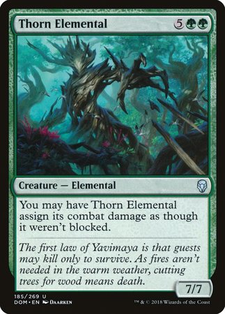 Thorn Elemental [Dominaria] | Good Games Cannington