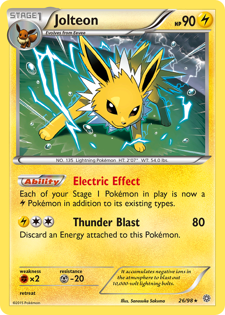 Jolteon (26/98) [XY: Ancient Origins] | Good Games Cannington