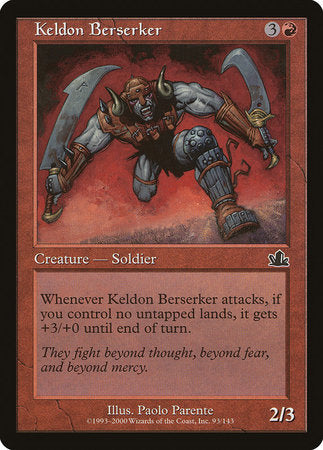 Keldon Berserker [Prophecy] | Good Games Cannington