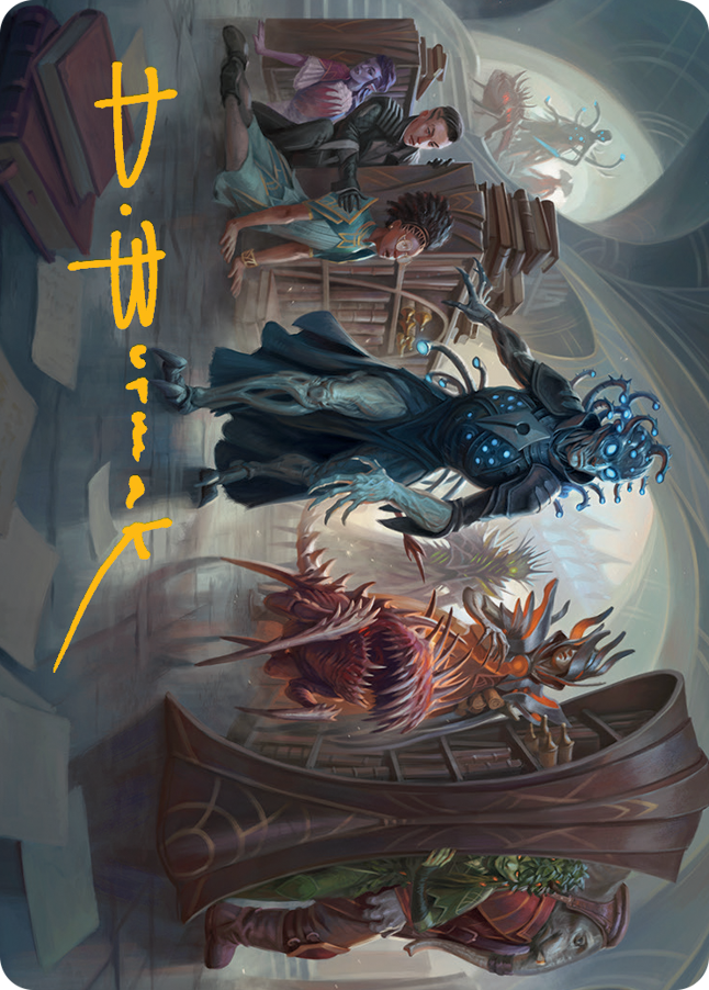 Invasion of Arcavios Art Card (Gold-Stamped Signature) [March of the Machine Art Series] | Good Games Cannington