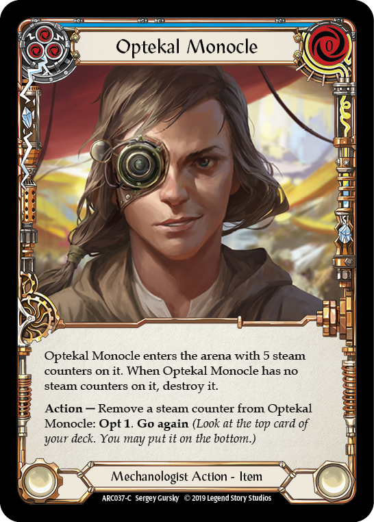 Optekal Monocle [ARC037-C] 1st Edition Normal | Good Games Cannington