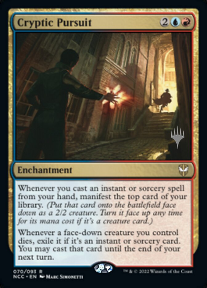 Cryptic Pursuit (Promo Pack) [Streets of New Capenna Commander Promos] | Good Games Cannington