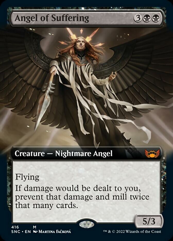 Angel of Suffering (Extended Art) [Streets of New Capenna] | Good Games Cannington
