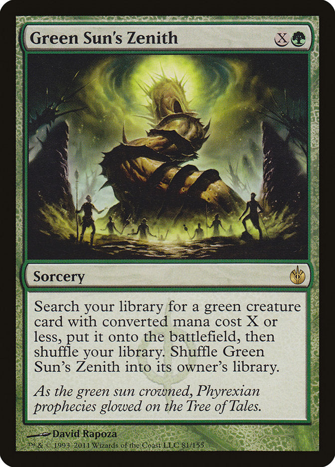 Green Sun's Zenith [Mirrodin Besieged] | Good Games Cannington