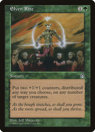 Elven Rite [Stronghold] | Good Games Cannington