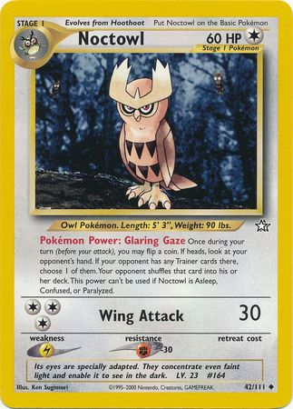 Noctowl (42/111) [Neo Genesis Unlimited] | Good Games Cannington