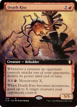 Death Kiss (Extended Art) [Commander Legends: Battle for Baldur's Gate] | Good Games Cannington