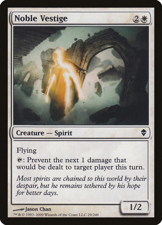 Noble Vestige [Zendikar] | Good Games Cannington