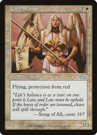 Voice of Law [Urza's Saga] | Good Games Cannington
