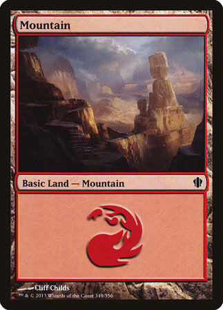 Mountain (349) [Commander 2013] | Good Games Cannington