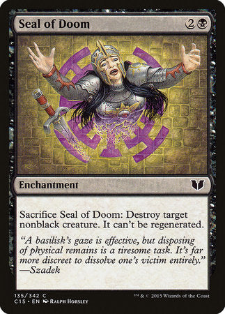 Seal of Doom [Commander 2015] | Good Games Cannington