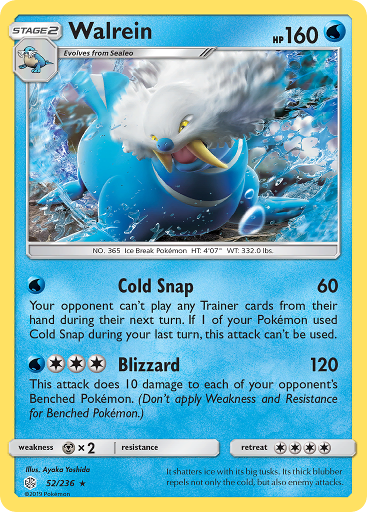 Walrein (52/236) [Sun & Moon: Cosmic Eclipse] | Good Games Cannington
