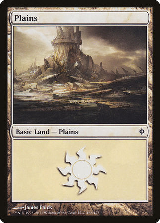 Plains (166) [New Phyrexia] | Good Games Cannington