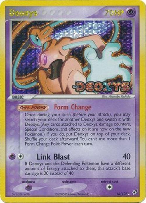 Deoxys (16/107) (Stamped) [EX: Deoxys] | Good Games Cannington