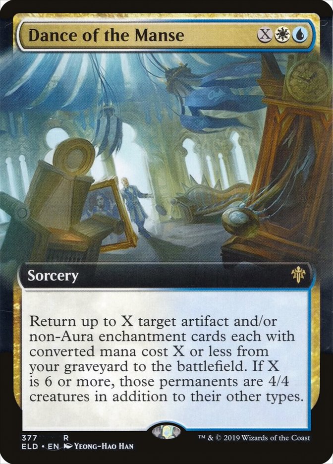 Dance of the Manse (Extended Art) [Throne of Eldraine] | Good Games Cannington