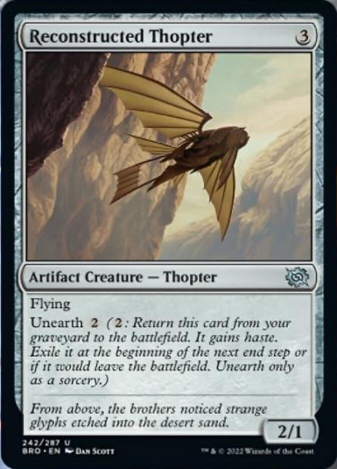 Reconstructed Thopter [The Brothers' War] | Good Games Cannington