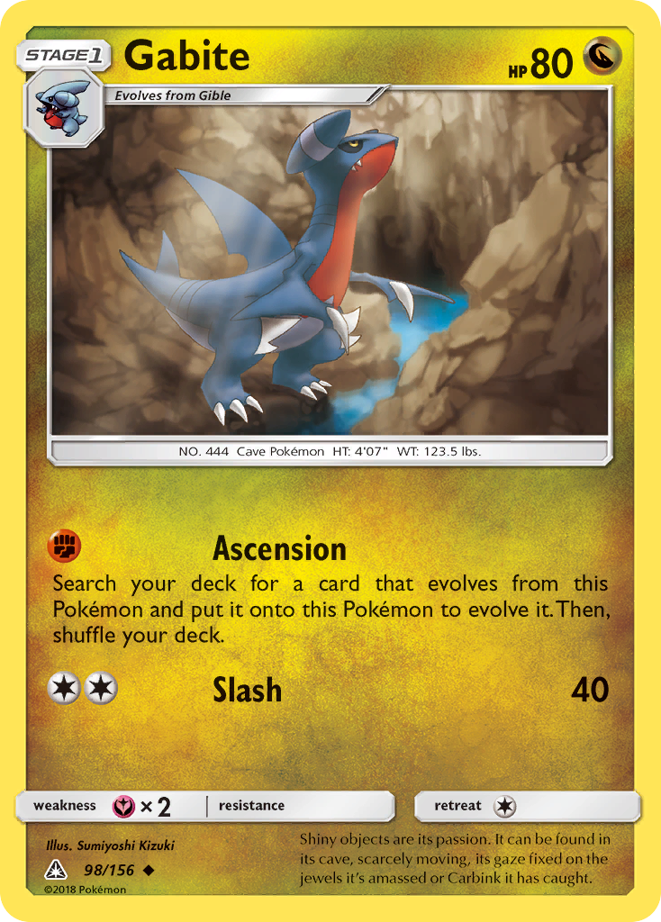 Gabite (98/156) [Sun & Moon: Ultra Prism] | Good Games Cannington
