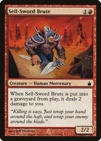 Sell-Sword Brute [Ravnica: City of Guilds] | Good Games Cannington