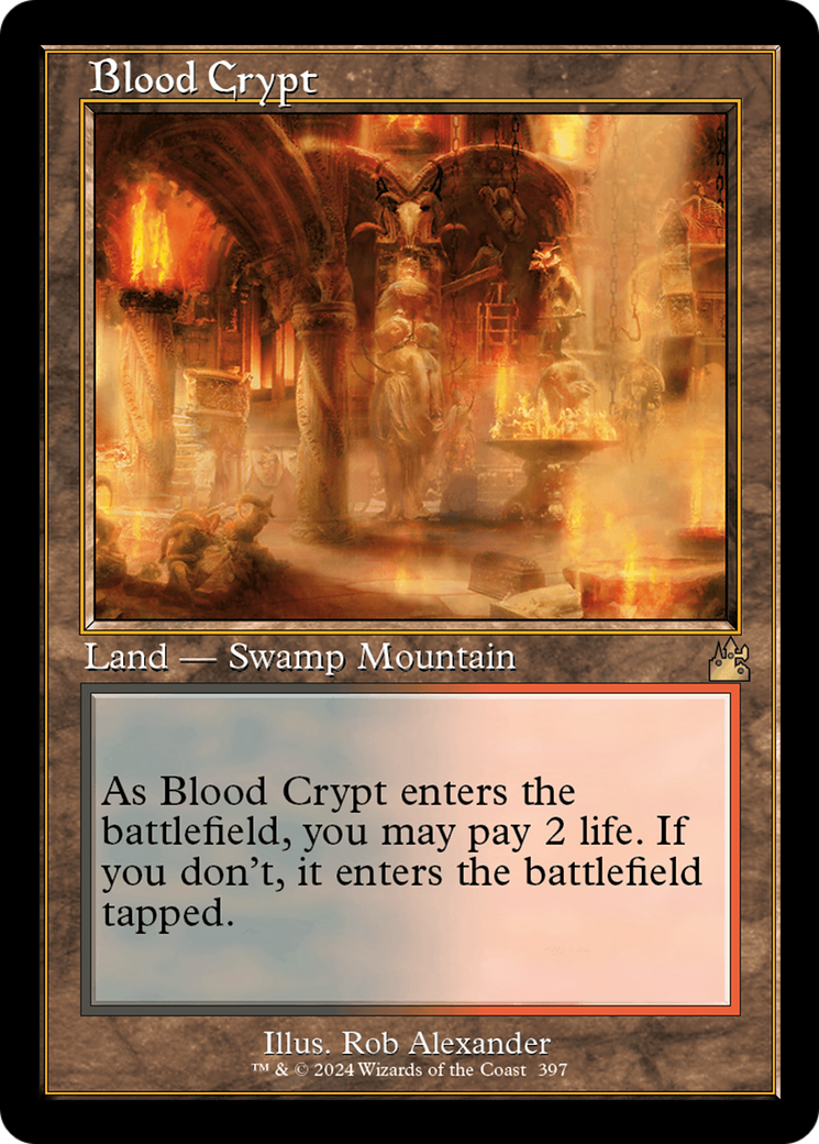 Blood Crypt (Retro) [Ravnica Remastered] | Good Games Cannington