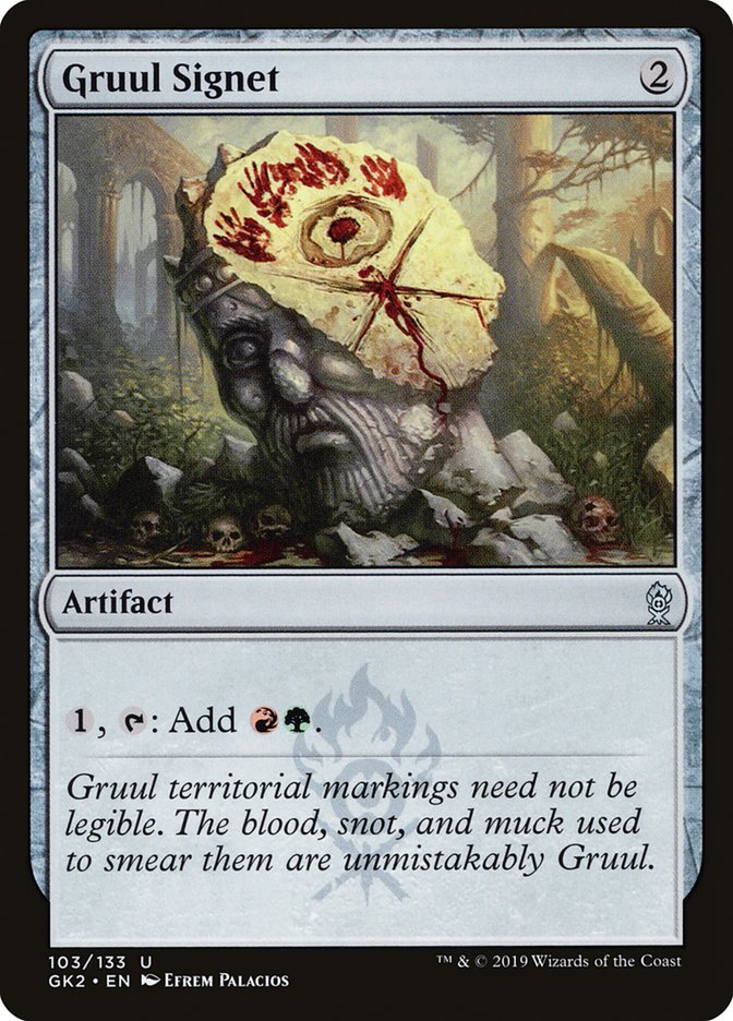 Gruul Signet [Ravnica Allegiance Guild Kit] | Good Games Cannington