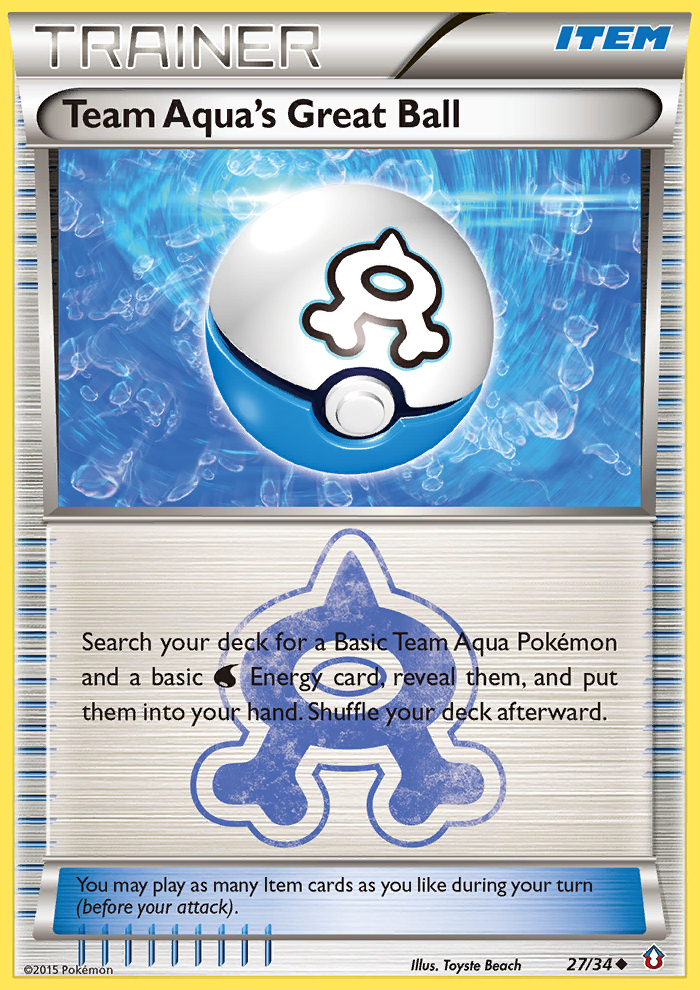 Team Aqua's Great Ball (27/34) [XY: Double Crisis] | Good Games Cannington