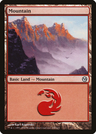 Mountain (108) [Duels of the Planeswalkers] | Good Games Cannington