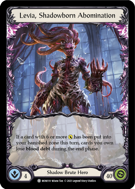 Levia, Shadowborn Abomination // Levia [MON119 // MON120] 1st Edition Normal | Good Games Cannington