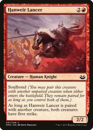 Hanweir Lancer [Modern Masters 2017] | Good Games Cannington