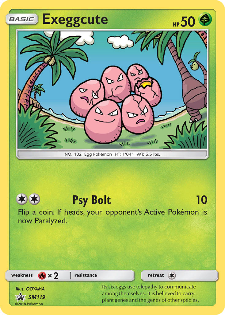 Exeggcute (SM119) [Sun & Moon: Black Star Promos] | Good Games Cannington