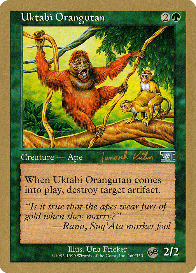 Uktabi Orangutan (Janosch Kuhn) (SB) [World Championship Decks 2000] | Good Games Cannington