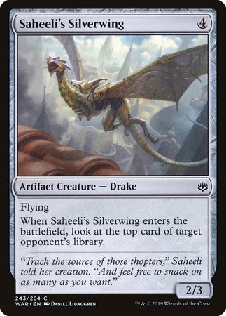 Saheeli's Silverwing [War of the Spark] | Good Games Cannington