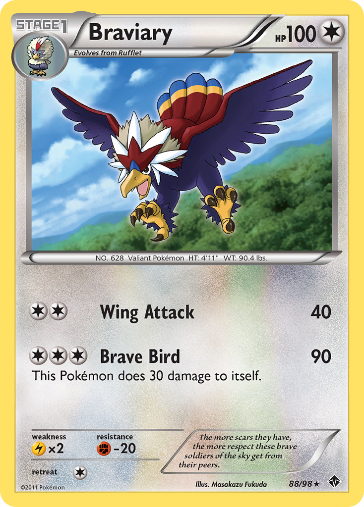 Braviary (88/98) [Black & White: Emerging Powers] | Good Games Cannington