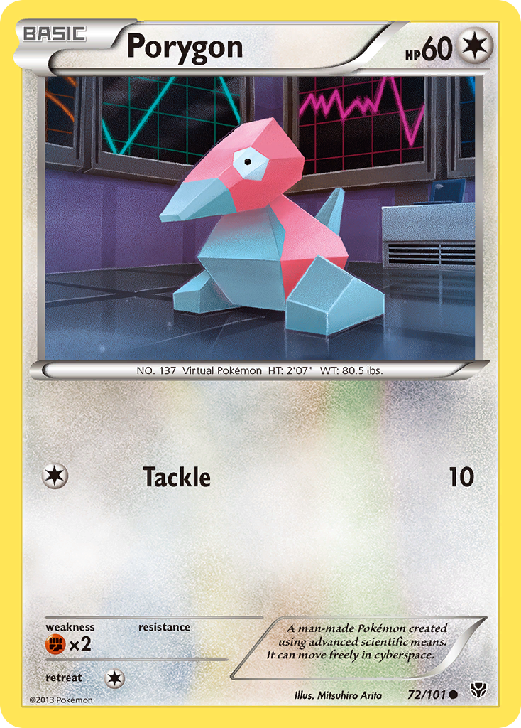 Porygon (72/101) [Black & White: Plasma Blast] | Good Games Cannington